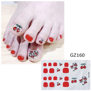 Miếng dán móng chân - Nail Wraps (22 miếng dán khô)