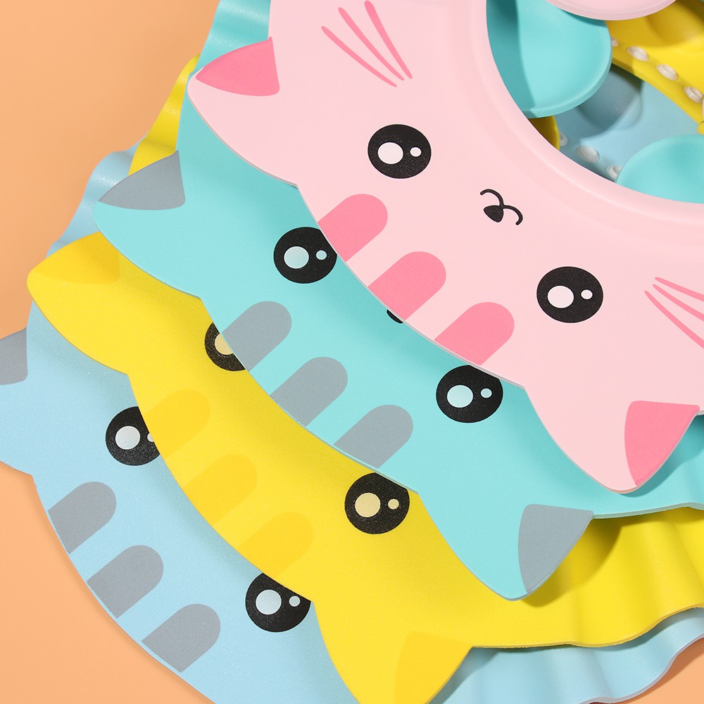 Mũ gội đầu chống nước an toàn có thể điều chỉnh cho bé sơ sinh