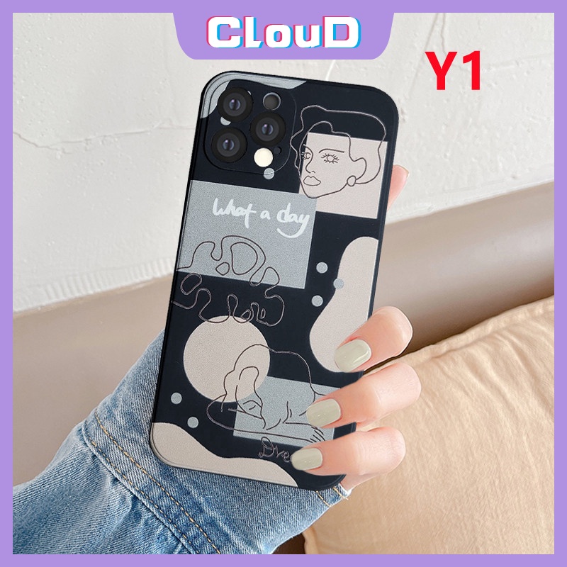 Ốp Điện Thoại Tpu Mềm Hình Khuôn Mặt Cho Oppo A76 A95 A96 A16 A3S A5 A15 A36 A33 A11 A1K A15 A54 A12E A11K A5S A12 A9 A4 A53 A9 2020 A52 A92 Reno 7Lite 4 5K A55F 4K1