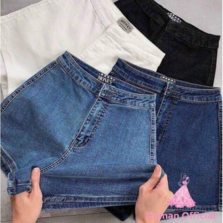 Quần sooc bò nữ cạp cao - Quần đùi short bigsize chất đẹp - Human Official