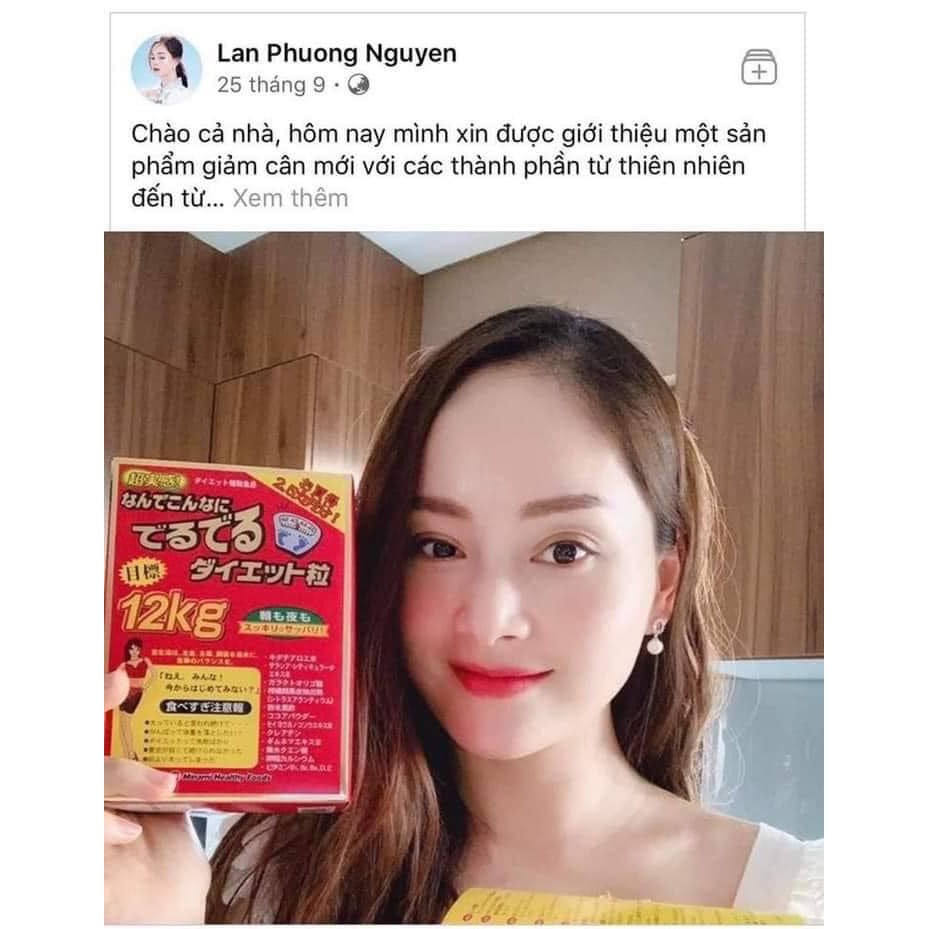 Viên uống giảm 12kg và Viên uống giảm cân 10kg + 20% chất béo Minami Healthy Foods nội địa Nhật Bản