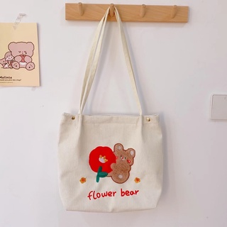 W&G Túi canvas đeo vai đựng sách
