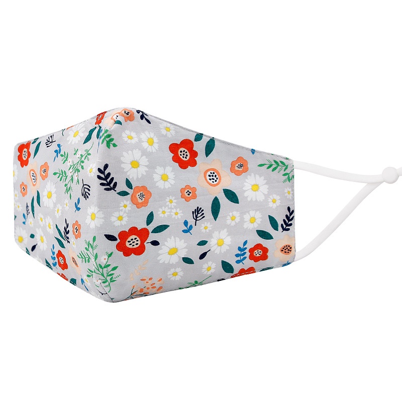 Khẩu Trang cotton 3d Chống Bụi Họa Tiết Hoa 3d Thời Trang Mùa Hè Cho Nữ
