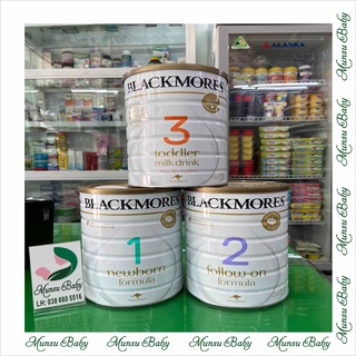 Sữa blackmore 900gr đủ số 1,2,3 hàng của úc, date mới - blackmores