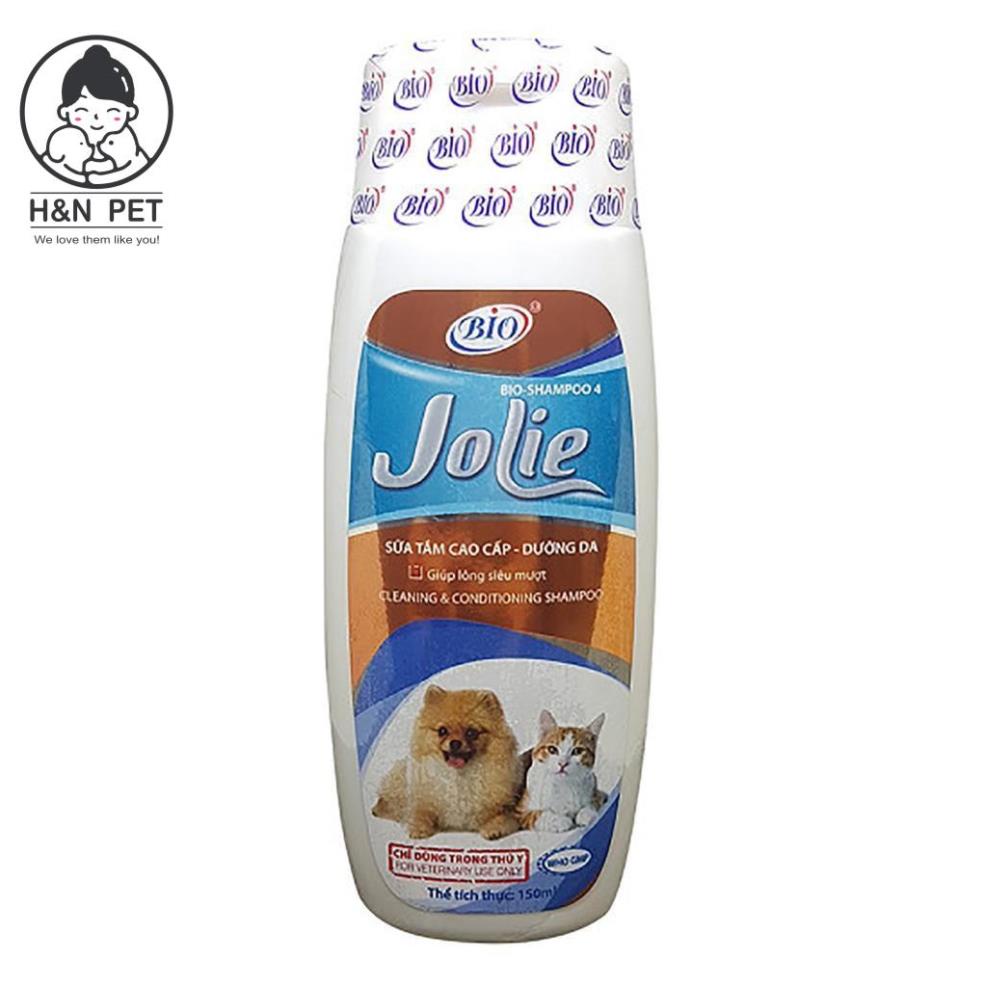 Sữa Tắm Dầu Tắm 4 Loại Care Derma Jolie Lovely Pets Bio dung tích 150ml HN PET