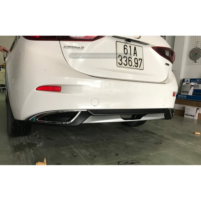 Lip chia bô chuẩn phom xe Mazda 3 2016-2018