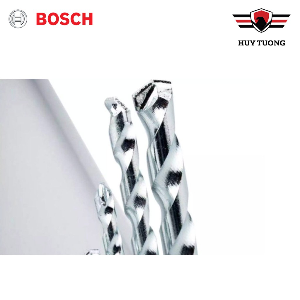 Mũi khoan tường BOSCH hợp kim chất lượng cao siêu bền, size 6mm-8mm-10mm ( Kẹp ) - HUY TƯỞNG