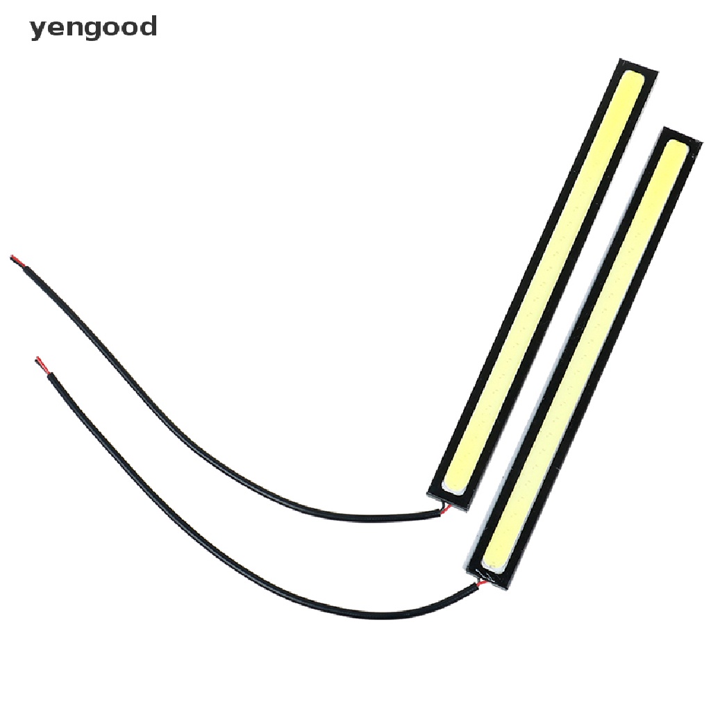 (YGD) Bộ 2 Đèn led cob Siêu Sáng Chống Thấm Nước 12v drl Cho Xe Hơi