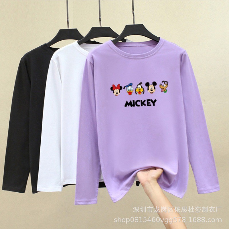 Áo phông trơn dài tay form rộng unisex - Thun cổ tròn dáng xuông NN10