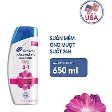 Dầu gội Head&Shoulders Suôn Mềm Óng Mượt 2 in 1 650ml