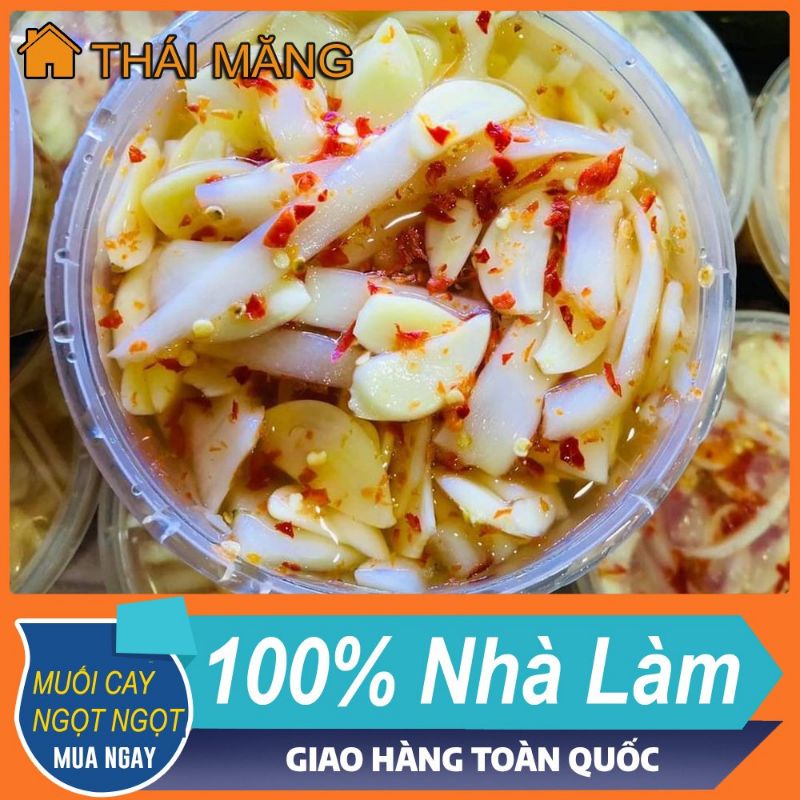 Măng dấm tỏi ớt 30k/1 hộp giòn giòn cay cay | BigBuy360 - bigbuy360.vn