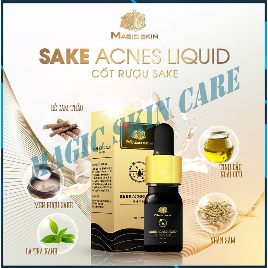 [ HÀNG CHÍNH HÃNG ] Serum trị mụn  Sake Acnes Liquid Magic Skin | BigBuy360 - bigbuy360.vn