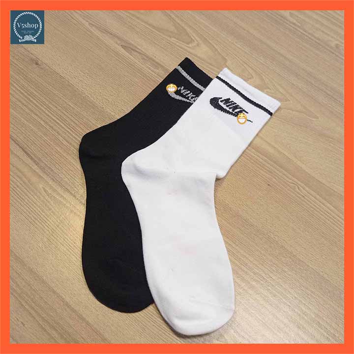 Tất Vớ nam nữ cổ cao đến bắp chân cotton mềm êm chống hôi TN15