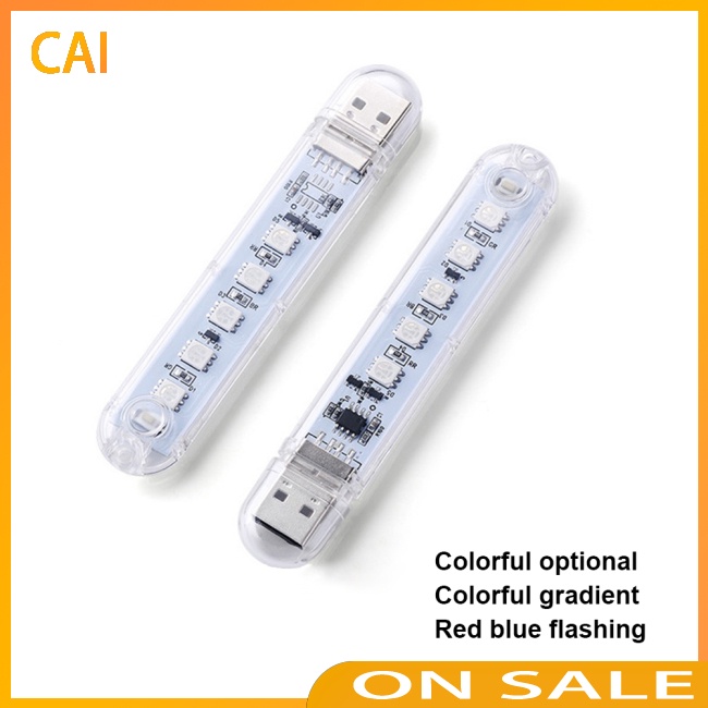Đèn Led Usb Nhiều Màu Tiết Kiệm Năng Lượng Có Công Tắc Tiện Dụng
