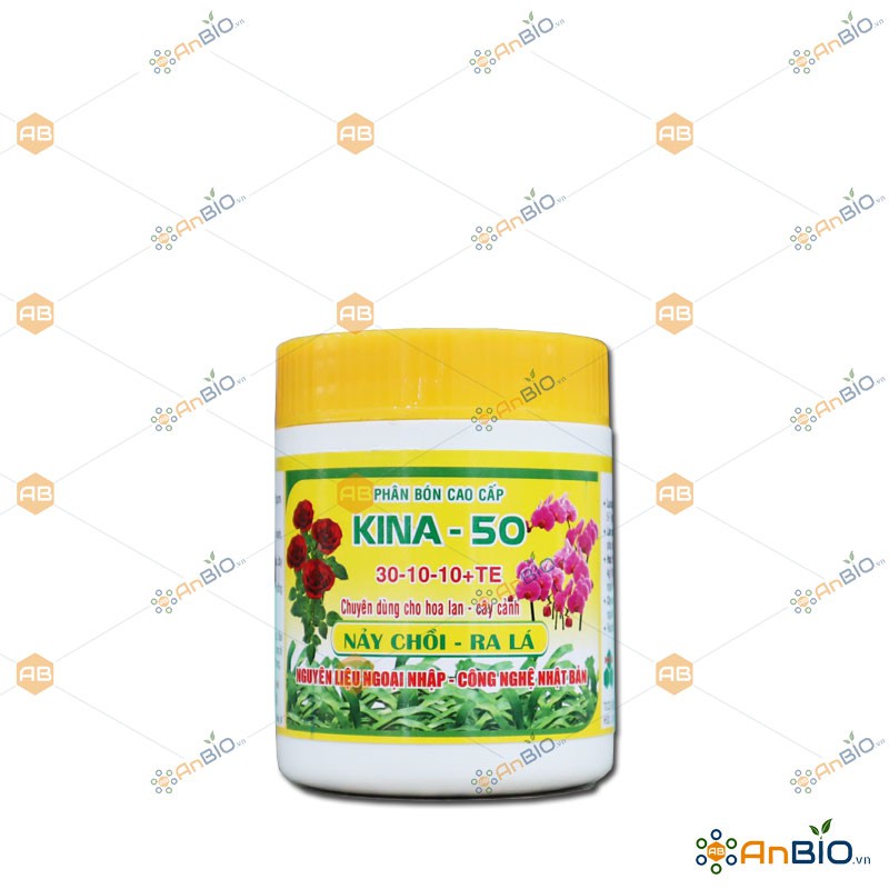 Phân Bón NPK 30-10-10 KINA-50 Hũ 100g CHUYÊN DÙNG CHO LAN VÀ CÂY CẢNH - C4.1047