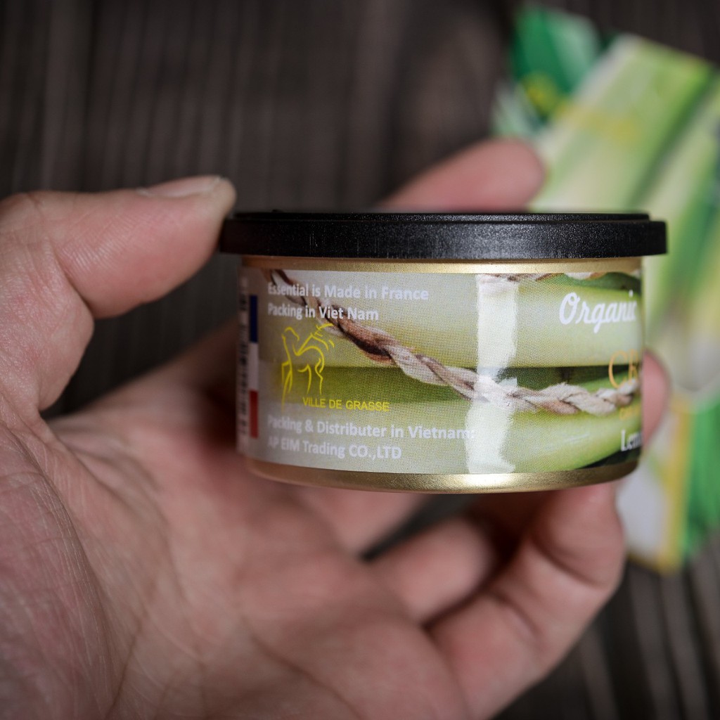Sáp thơm Crown cốc hương sả chanh