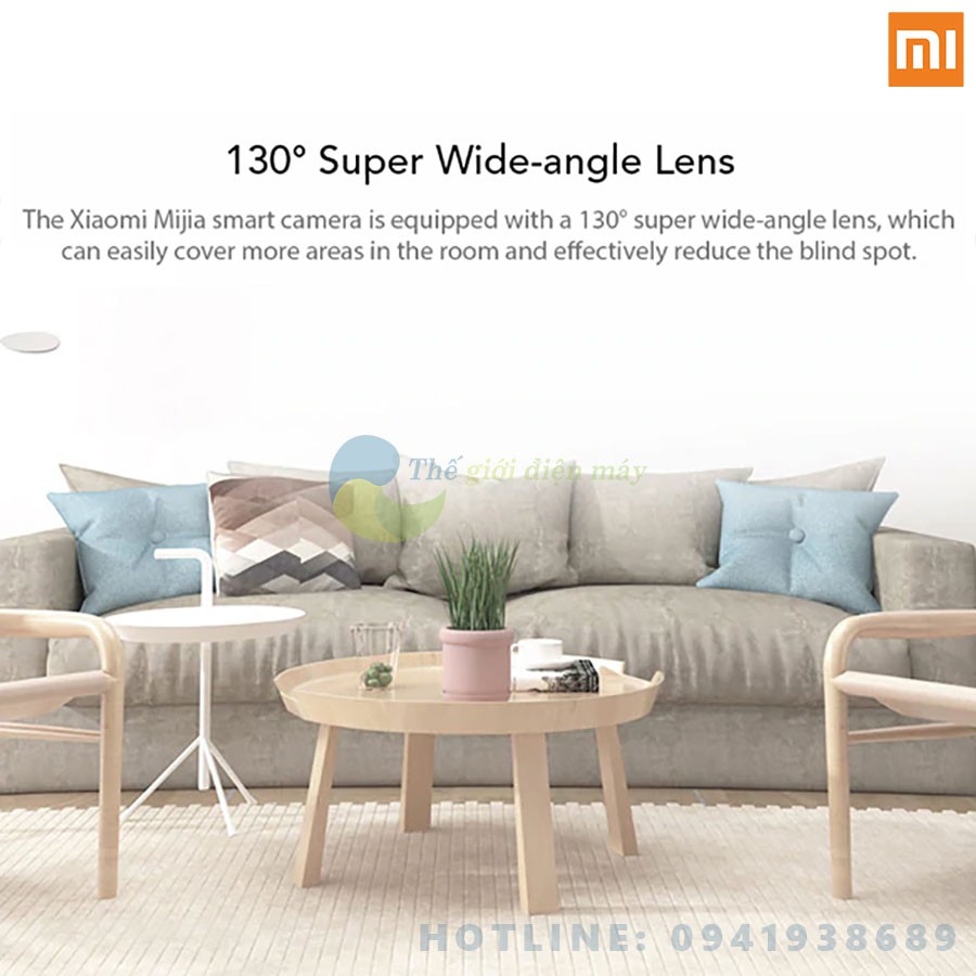 [Bản quốc tế] Camera IP giám sát thông minh Xiaomi Mijia 1080P góc 130 độ - Bảo hành 12 tháng - Shop Thế Giới Điện Máy | BigBuy360 - bigbuy360.vn