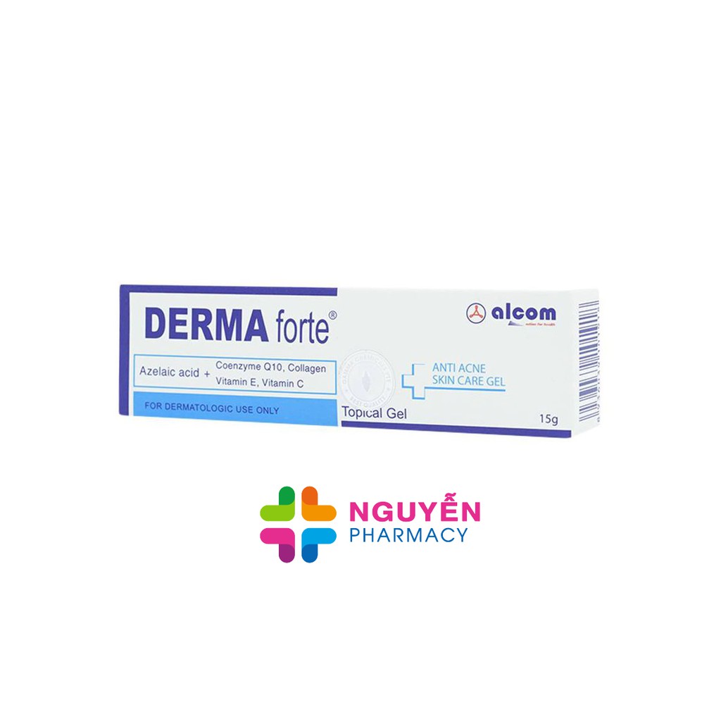 Derma Forte - Ngừa mụn, hết sẹo, hết thâm cho mụn trứng cá, mụn đầu đen, sạch bã nhờn