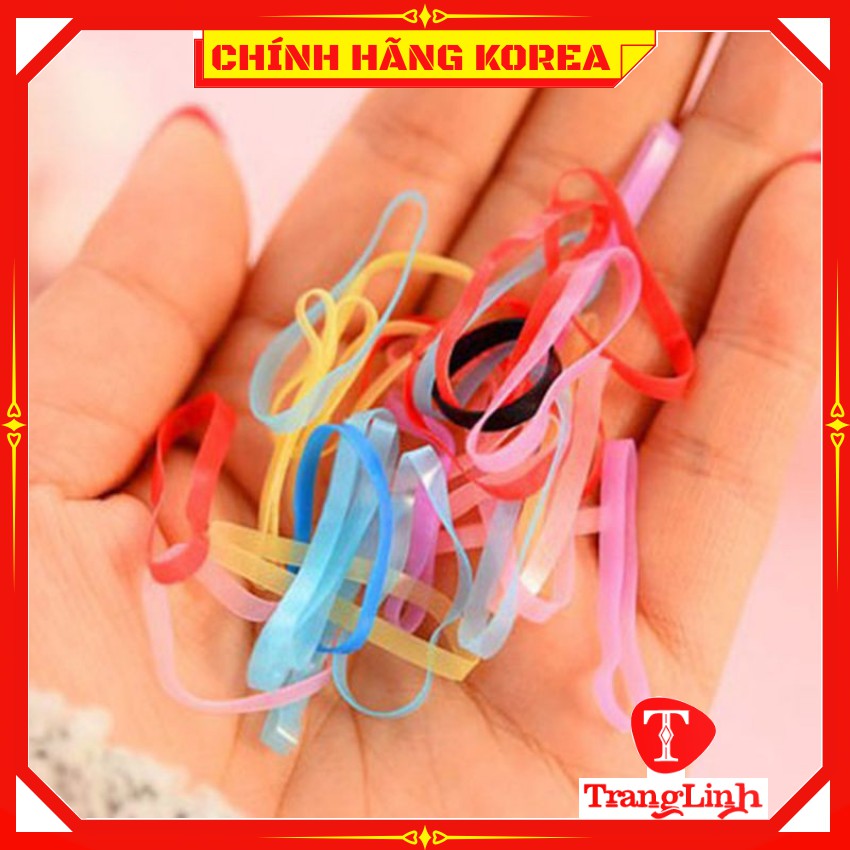 Chun buộc tóc cho bé nhiều màu siêu rẻ 1k