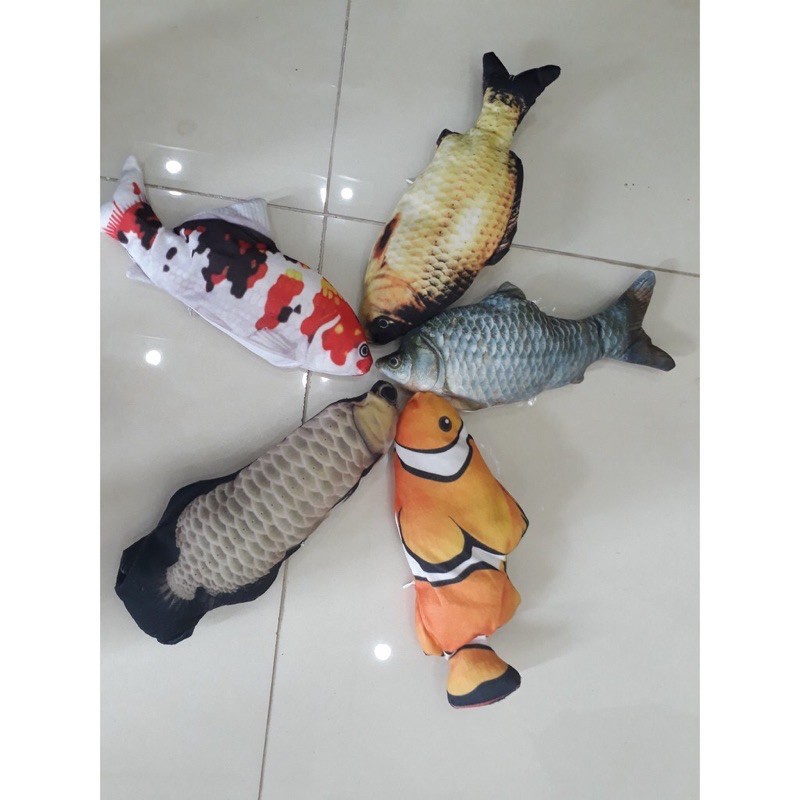 Cá điện vỗ mông làm đồ chơi cho mèo cưng hoặc trẻ em vỗ mông ru bé ngủ