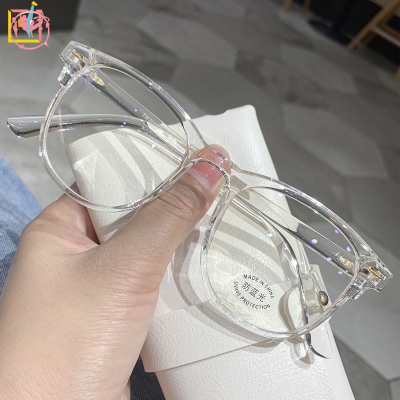 Mắt Kính Chống Bức Xạ Tròng Vuông Thời Trang Cho Cả Nam Và Nữ Tr