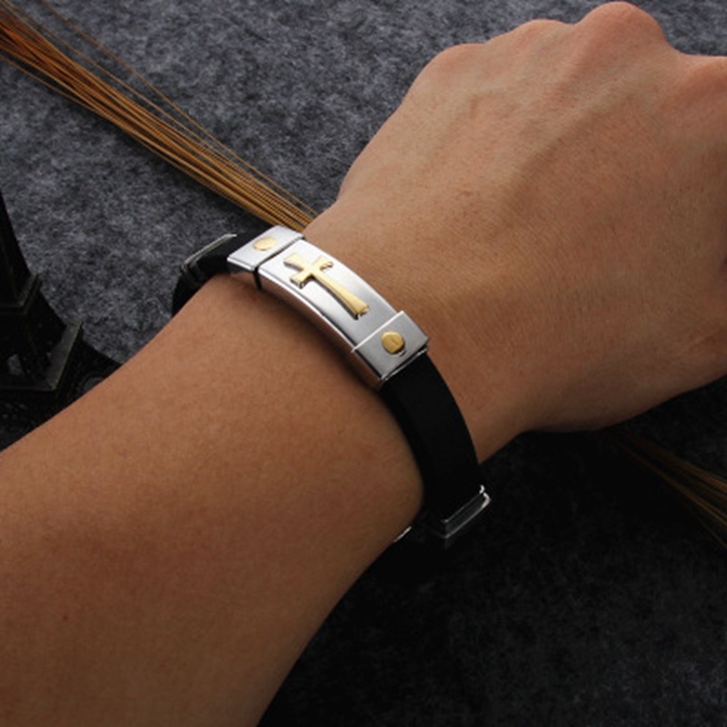 Vòng Tay Thời Trang Mặt Thánh Giá 21CM