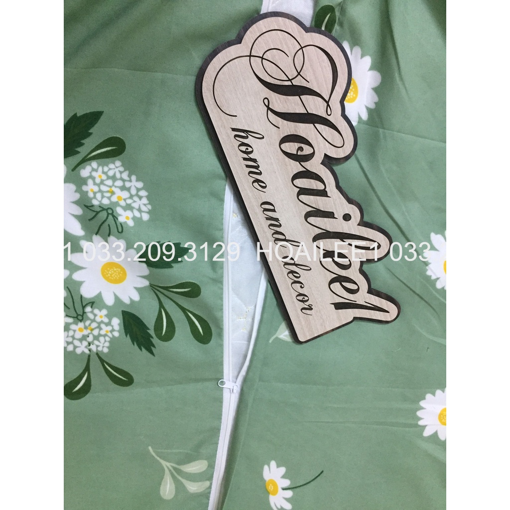 Vỏ chăn trần bông cottong poly có khóa lồng được ruột kích thước 1m9x2m1 được chọn mẫu