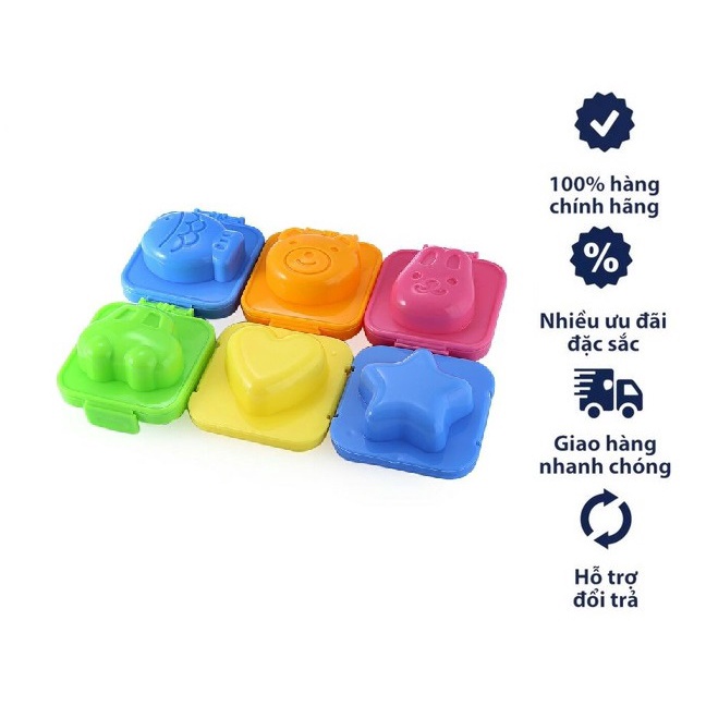 Khuôn Tạo Hình Cơm , Trứng ,Khuôn Làm Bánh Cho Bé Ăn Dặm Ngon Miệng Seikid Store