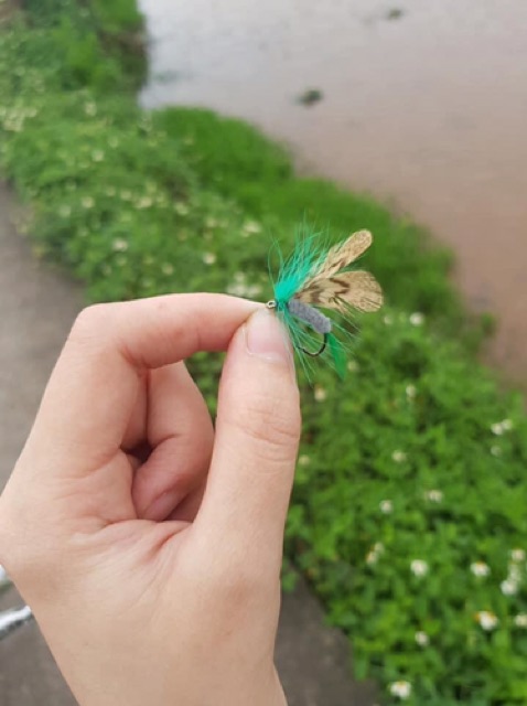 Mồi giả câu cá fly vỉ 12 con