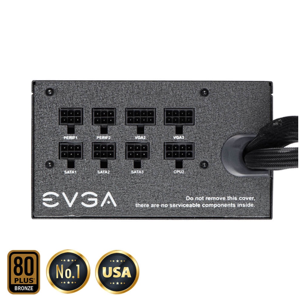 Nguồn Máy Tính EVGA 850 B2 – 80+ BRONZE 850W – Semi Modular