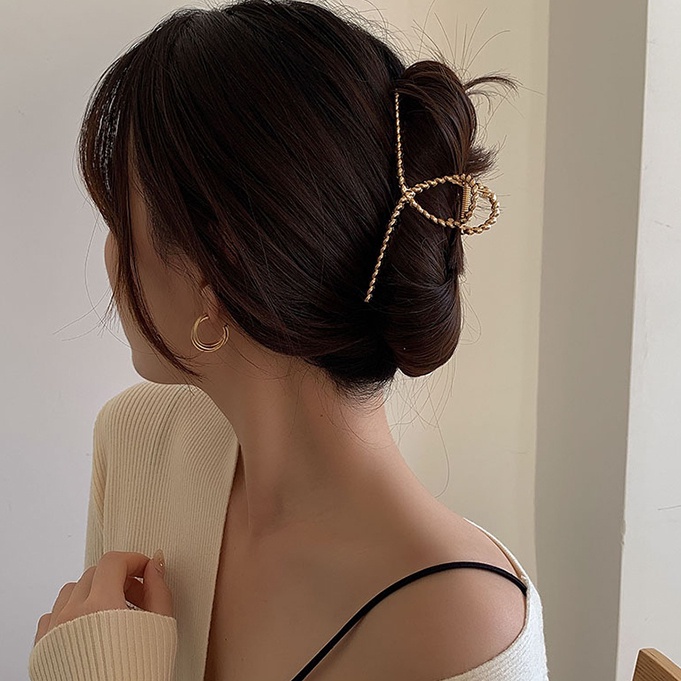 Kẹp Tóc Hình Cá Mập Đính Đá Sang Trọng Cho Nữ