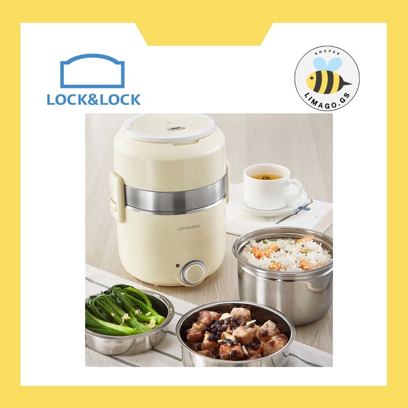 Hộp Cơm Điện Lock&Lock EJR226IVY - 2 Lít - Hàng Chính Hãng