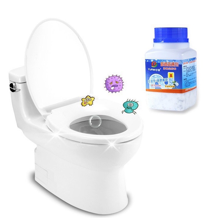 Bột Thông Cống Yuhao cực mạnh, thông đường ống cống bồn cầu bồn rửa chén tiện lợi COTANOW