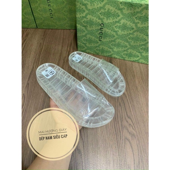 Dép quai ngang gucci trong suất , dép Lê quai ngang gucci kèm hộp
