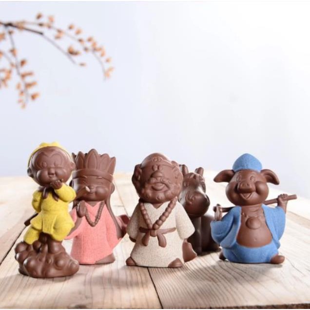 Bộ tượng Tây Du Ký- Tôn ngộ không- sư phụ- chư bát giới- xa tăng- bạch mã