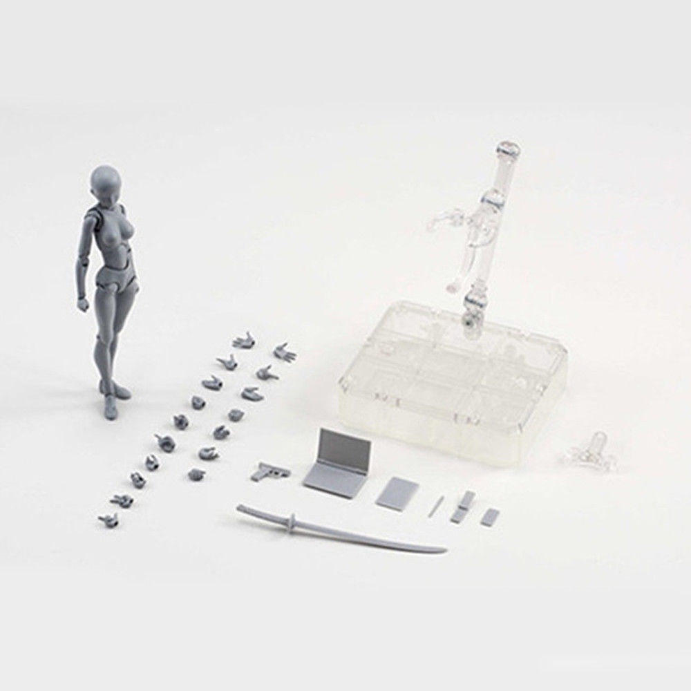 SHF Men's and Women's Grey with Arms Deluxe Edition Hands-on Figure Model 
Sale