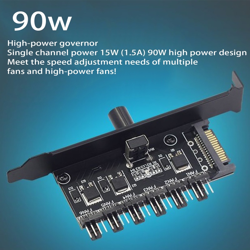 Bộ Điều Khiển Tốc Độ Quạt Tản Nhiệt CPU 4Pin Chuyên Dụng Cho PC