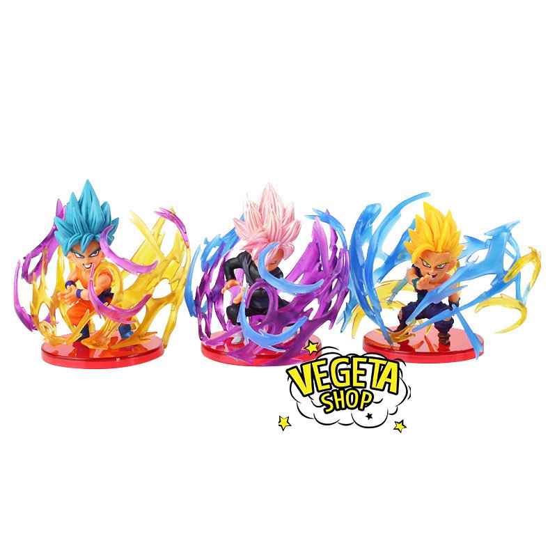 Mô hình Dragon Ball - Super WCF Burst - Tự chọn Goku Gohan Vegeta Frieza Broly Black Rose God SSJ - Cao 8,5cm