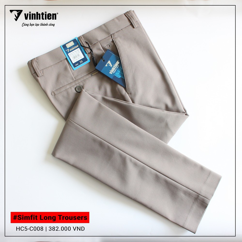 [Mã FAMALLT5 giảm 15% đơn 150K] Quần tây 0ly trơn slimfit 382 Vĩnh Tiến - Nhiều màu | BigBuy360 - bigbuy360.vn