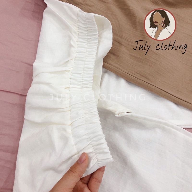 [Ảnh thật shop tự chụp và quay] Quần ống rộng culottes đũi 9 tấc QS015 nhà July | BigBuy360 - bigbuy360.vn