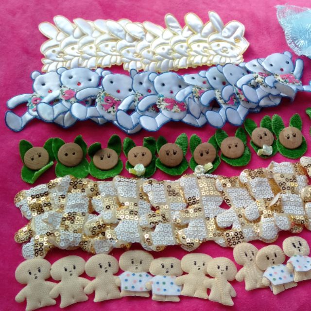 Set phụ liệu may nhiều mẫu