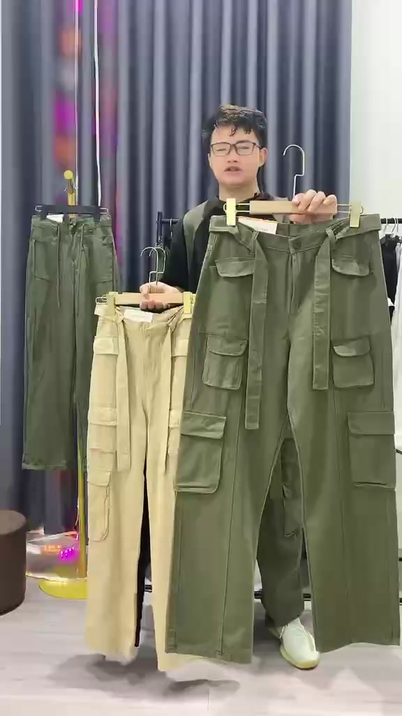 Quần bò ống rộng nam nữ unisex túi hộp M7, quần jeans ống rộng lưng cao, vải bò dày đẹp , không giãn ,dáng suông M734 | BigBuy360 - bigbuy360.vn