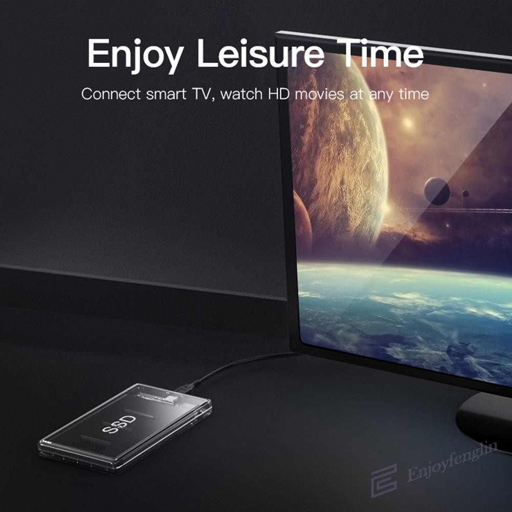 Hộp Đựng Ổ Cứng Trong Suốt 2.5 Inch Sata Sang Usb 3.0 Micro-B | BigBuy360 - bigbuy360.vn