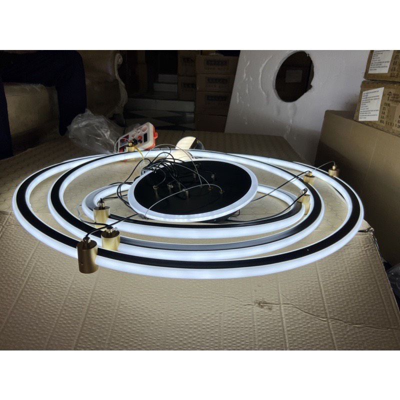 Đen thả 3 vòng 20*40*60 hiện đại trang trí phòng,sang trọng thả không gian nhà