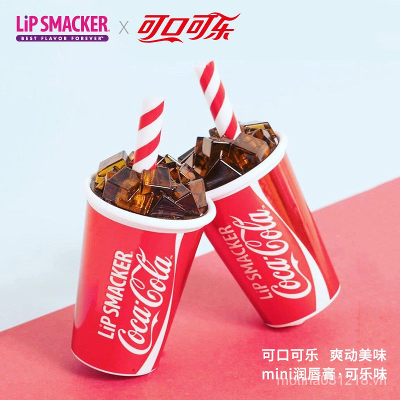 【LiP SMACKER】Lip Balm Coke Sprite Lipstick Moisturizing Moisturizing Water Students