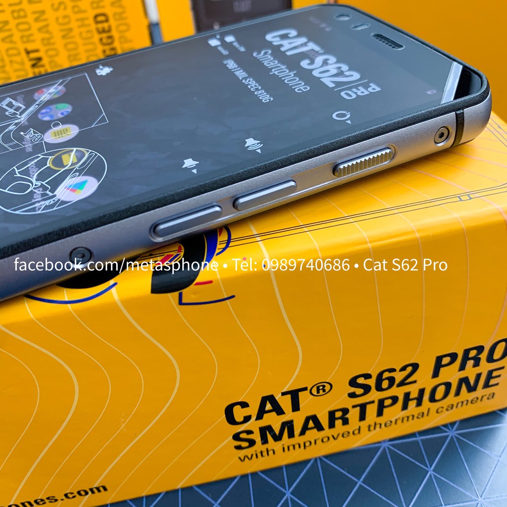 Điện thoại siêu bền Caterpillar CAT S62 Pro, hai sim.