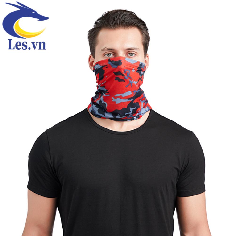 Khăn Ống Bandana Thể Thao Bằng Lụa Lạnh Đa Ứng Dụng