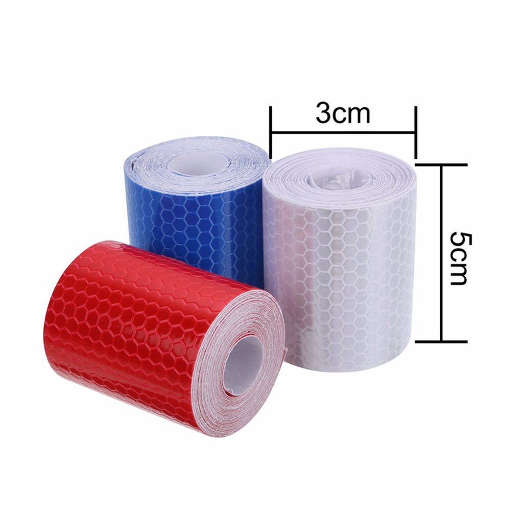 Cuộn Băng Dính Phản Quang Cảnh Báo An Toàn Kích Thước 3m