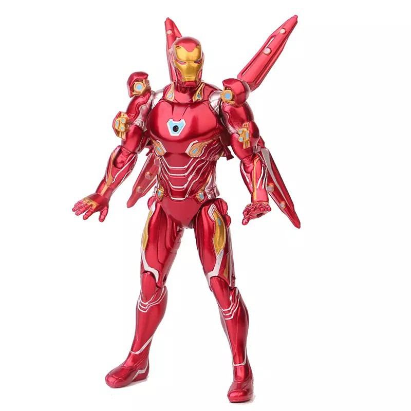 50 Mô Hình Nhân Vật Iron Man Mark Nano Weapon Trang Trí Bánh Kem