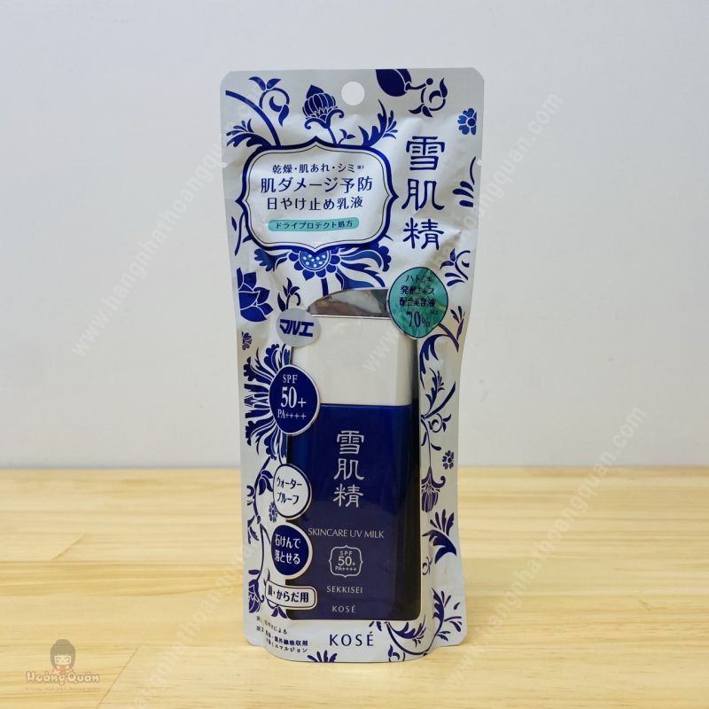 Kem chống nắng Kose Sekkisei White UV Milk 60g